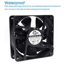 Waterproof 120mm 12cm(120X120X38mm) Cooling Fan DC12V 3600RPM High Airflow picture