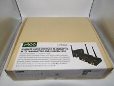 YMOO 2.4Ghz Wireless Audio 1 Transmitter 2 Receivers Set RT5066 BRAND NEW picture