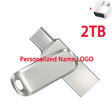 Custom Logo Compact Lot Swivel USB Flash Drive Memory Stick U Disk Customized 2T picture