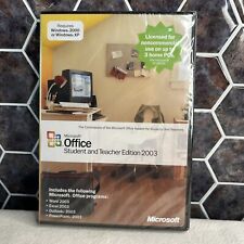 Sealed 2003 Microsoft Office Student and Teacher Edition - Word Excel Genuine picture