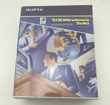 Vintage Computer Software Gupta SQLWindows Solo SQL Windows 5.0 3.5
