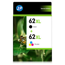 #62XL (C2P05AN) Black + #62XL (C2P07AN) Color Ink for HP ENVY 5660 7640 7645 LOT picture