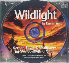 Vintage WILDLIGHT Screen Saver Software PC/MAC CD Second Nature Tested picture