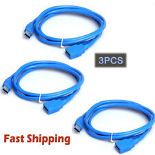 3x USB Extension Cable USB 3.0 High Speed Extender Cord Type A Male to A Female picture