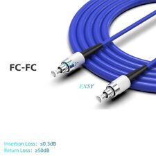 2Pcs 1m 2m 3m 5m 10m 15m FC/UPC to FC/UPC SM OS2 Armored Fiber Optic Patch Cord picture