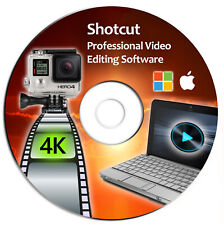 Shotcut Professional HD Video Editing Software Suite-4K Movie-Windows/Mac-on CD picture