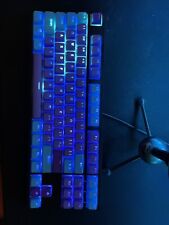 Ducky One 2 RGB TKL Cherry MX Blue Purple Mechanical Keyboard picture
