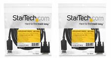 2 StarTech 6ft DisplayPort 20 pin to DVI-D 25 pin DVI Cable M/M DP2DVI2MM6 NEW picture