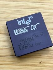 Intel 386DX-33Mhz Gold PGA Processor SX544 SX219 SX366 CPU i386 80386 386DX 386 picture