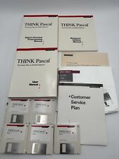 Vintage THINK Pascal Software For Macintosh Manuals & Floppies picture