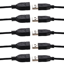 5x 15ft USB 2.0 Extension Cable Type A Male to A Female Extender HIGH SPEED picture