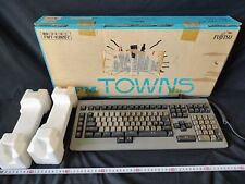 FUJITSU FM Towns /MARTY Original KEYBOARD FMT-KB207 Boxed ,Working-g0419- picture