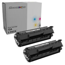 2 Pack Q2612A 12A Black Printer Laser Toner Cartridge for HP LaserJet 1022 NEW picture