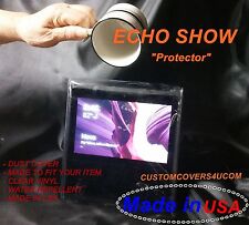 CLEAR VINYL CUSTOM DUST COVER FOR ECHO SHOW AMAZON ALEXA DEVICE 1 GEN NEW  picture