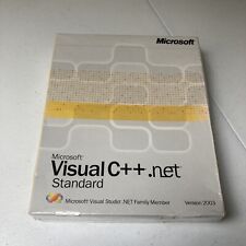 Microsoft Visual C++ .NET Standard Edition 2003 Version Sealed New Damaged Box picture