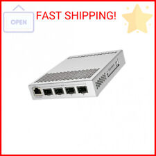 MikroTik 5-Port Desktop Switch, 1 Gigabit Ethernet Port, 4 SFP+ 10Gbps Ports (CR picture