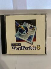 Vintage COREL WordPerfect Suite 8 (PC CD-ROM, 1997) WIn95 Office Software picture