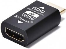 EVanlak HDMI EDID Emulator Passthrough Adapter 4K UHD 3rd Generation - Fast Post picture