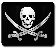 Pirate Ship Jolly Roger Flag - Mouse Pad / PC Mousepad - Home Office COOL GIFT picture