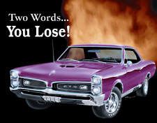 You Lose 1966 Pontiac GTO Mouse Pad Tin Sign Art On Mousepad picture