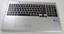 OEM SONY VAIO SVT151A11L Laptop Palmrest w/ Keyboard/Trackpad picture