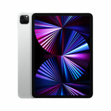 Apple iPad Pro 3rd Gen 128GB, Wi-Fi + 5G (Unlocked), 11 in - Silver DAMAGED picture