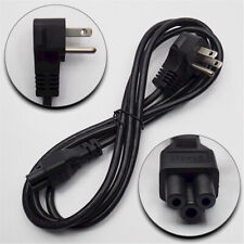 NEW Right Angle Mickey Mouse 3 Prong 3-Pin Plug AC Power Cord. 5ft picture