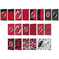 OFFICIAL NHL NEW JERSEY DEVILS LEATHER BOOK WALLET CASE FOR APPLE iPAD picture