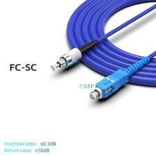 2Pcs 1m 2m 3m 5m 10m 15m SC/UPC to FC/UPC SM OS2 Armored Fiber Optic Patch Cord picture
