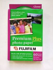New FUJIFILM Premium Plus Glossy Photo Paper 60 Sheets 4X6