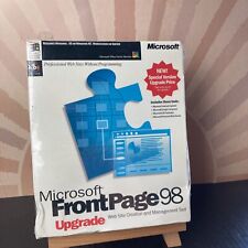 Microsoft Frontpage 98 UPGRADE CD-ROM Retail Box ~ NEW/SEALED picture