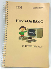 Vintage 1983 Hands On -Basic-For The IBM PCjr Self Tutor Manual - RARE picture