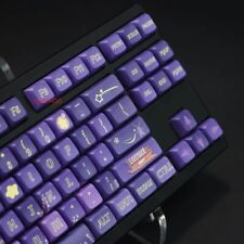Starry Night Lavender Theme PBT Mechanical Keyboard Keycaps 127 Pcs/set Purple picture