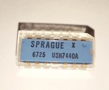 Sprague USN7440A IC chip microchip DIP-14 vintage from 1967   Gold plated legs picture