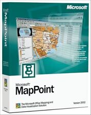 Microsoft MapPoint 2002 w/ North American Maps Full Version with License picture