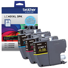 GENUINE Brother LC401XL Ink 3 Pack for MFC-J1010DW MFC-J1012DW MFC-J1170DW picture