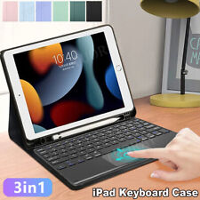 For iPad 7/8/9/10th Gen Air 3 4 5 Pro 11 Smart Case With Touchpad Keyboard Mouse picture
