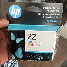Genuine HP 22 Tri-Color Ink Cartridge OEM Brand New Expires 4 & 5 2025 C9352AN picture