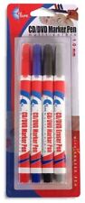1 Set (3 Color Markers + 1 Eraser Pen) EZ Dupe CD/DVD Multi-Colors Marker Pens picture