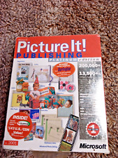 Microsoft Picture It Publishing Platinum Edition v. 2001 Picture It Computer PC picture