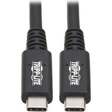 Tripp Lite USB4 40Gbps Cable (M-M)-USB-C, 8K 60 Hz, 100W PD Charging, Black, 31  picture