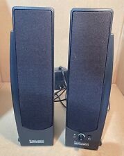 Altec Lansing Series 100 Computer Speakers 120 Powered Audio With Power Cord x2 picture