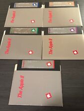 Apple IIc 2c system software vintage computer grey  verified floppy disk lot picture