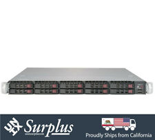 Supermicro 1U Server 10 BAY SFF 2x Xeon E5-2667 v2 3.30Ghz 128GB RAM 2x 10GB-T picture