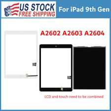 For iPad 9th Gen LCD Digitizer Touch Screen Replace 10.2 A2602 A2603 A2604 LOT picture