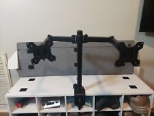 VIVO Black Dual Monitor Desk Mount Adjustable Stand, Fits Screens up to 30