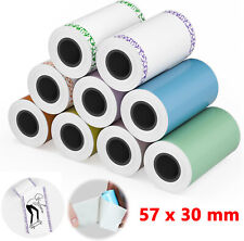 9-36 Rolls Self-Adhesive Thermal Printing Stickers 57x30mm Photo Thermal Paper picture