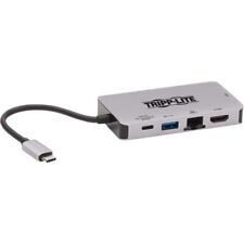 Tripp Lite by Eaton USB-C Dock, Dual Display - 4K HDMI, VGA, USB 3.x (5Gbps), US picture