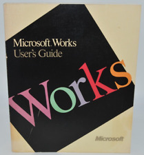 Microsoft Works User's Guide and Reference 1987-1988 Vintage Manual picture