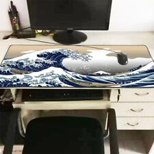 Katsuhika Hokusai Ukiyoe Great Wave Off Art Large Size Mouse Pad Natural Rubber picture